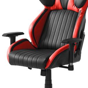 Gaming Chair mcRacing II Kunstleder / Kunststoff - Rot / Schwarz