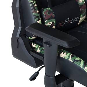Chaise gamer mcRacing N51 Imitation cuir / Matière plastique - Noir / Camouflage