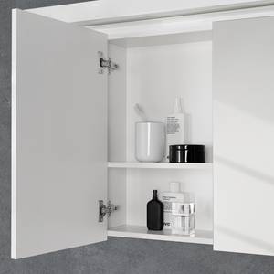 Set di mobili da bagno Emblaze I (2) Illuminazione inclusa - Bianco lucido