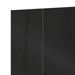 Draaideurkast Level 36 C Hoogglans zwart/wit - 150 x 216 cm - Zonder - Zonder spiegeldeuren