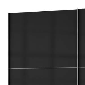 Schwebetürenschrank Level 36 C Hochglanz Schwarz / Weiß - 300 x 216 cm - Ohne