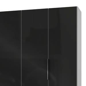 Drehtürenschrank Level 36 C Hochglanz Schwarz / Weiß - 300 x 216 cm - Mehr als 5 Schubladen - Ohne Spiegeltür/-en