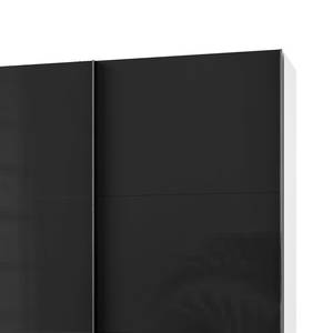 Zweefdeurkast Level 36 C Hoogglans zwart/wit - 350 x 216 cm - meer dan 5 lades