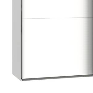 Armoire à portes coulissantes Level 36C Blanc / Noir brillant - 200 x 236 cm - Sans