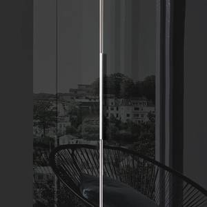 Drehtürenschrank Level 36 C Hochglanz Schwarz / Weiß - 100 x 236 cm - Ohne - Ohne Spiegeltür/-en