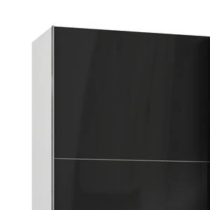 Armoire à portes coulissantes Level 36C Noir brillant / Blanc - 200 x 236 cm - Sans