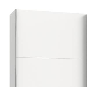 Armoire à portes coulissantes Level 36C Blanc / Noir brillant - 250 x 236 cm - Sans