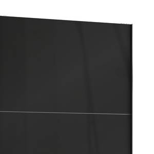 Schwebetürenschrank Level 36 C Weiß / Hochglanz Schwarz - 250 x 236 cm - Ohne