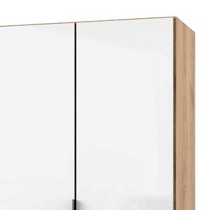 Drehtürenschrank Level 36 C Hochglanz Weiß / Eiche Dekor - 250 x 216 cm - Ohne - Ohne Spiegeltür/-en