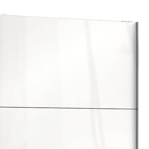 Armoire à portes coulissantes Level 36C Imitation chêne / Blanc brillant - 250 x 216 cm - 3