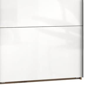 Armoire à portes coulissantes Level 36C Imitation chêne / Blanc brillant - 250 x 216 cm - 3