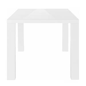 Eettafel Tresco hoogglans wit - 160 x 90 cm