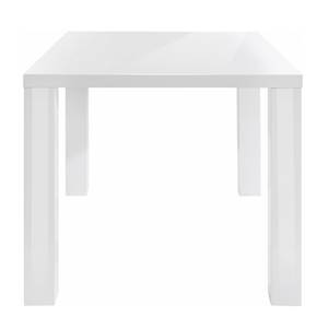 Eettafel Tresco hoogglans wit - 120 x 90 cm