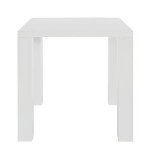 Eettafel Tresco hoogglans wit - 80 x 80 cm