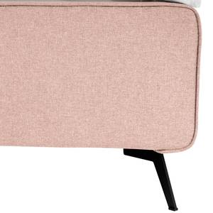 Gestoffeerd bed KARELIA Geweven stof Mavie: Roze - 180 x 200cm - Zonder lattenbodem