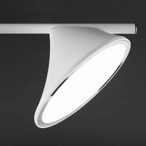 Plafondlamp Chara staal - 4 lichtbronnen - Wit