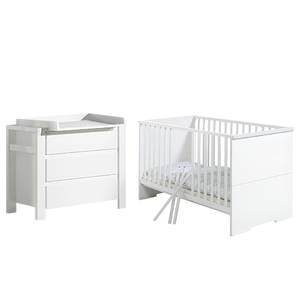 Babyzimmer Milano Weiß - mit 2-trg. Schrank