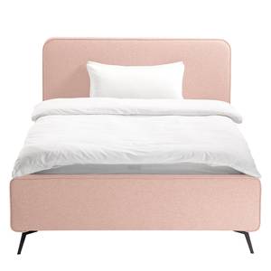 Letto imbottito KARELIA Tessuto Mavie: rosa - 160 x 200cm - Senza rete a doghe