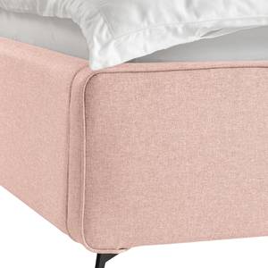 Letto imbottito KARELIA Tessuto Mavie: rosa - 160 x 200cm - Senza rete a doghe