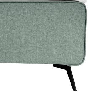 Letto imbottito KARELIA Tessuto Mavie: menta - 140 x 200cm - Senza rete a doghe