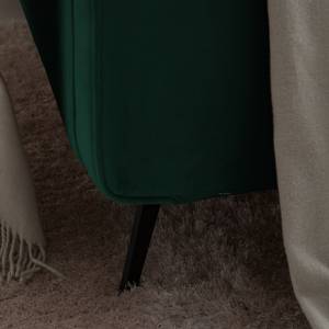 Letto imbottito KARELIA Velluto Ravi: verde antico - 200 x 200cm - Senza rete a doghe