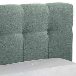 Letto imbottito Woodlake I Tessuto Mavie: menta - 160 x 200cm - Senza portaoggetti interno