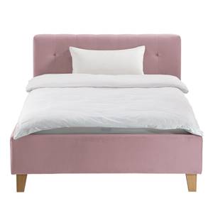 Letto imbottito Woodlake II Velluto Ravi: mauve - 160 x 200cm - Senza portaoggetti interno