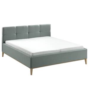 Gestoffeerd bed Kaarina Geweven stof Mavie: Mint - 180 x 200cm - Zonder opbergruimte