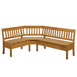 Banc d’angle Boston II Pin massif - Epicéa lessivé - Largeur : 170 cm