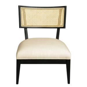 Fauteuil Burke I Tissu - Crème