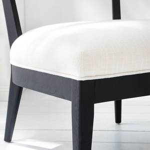 Fauteuil Burke I Tissu - Crème