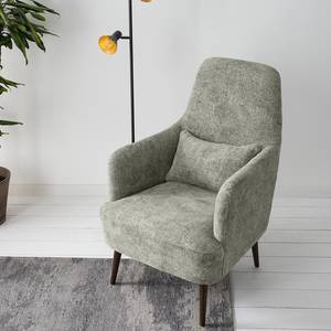 Fauteuil Camby geweven stof - grijs