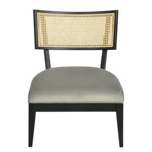 Fauteuil Burke II Velours - Gris