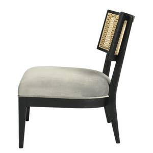 Fauteuil Burke II Velours - Gris