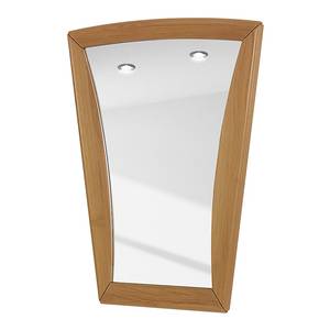 Specchio Sitara Marrone - Legno/Effetto - Legno parzialmente massello - 60 x 82 x 3 cm