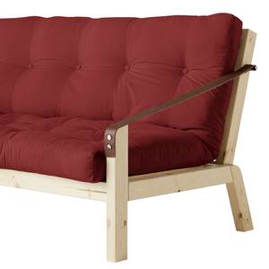 Schlafsofa Poetry Webstoff - Bordeaux - Beige