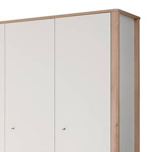 Armoire Jonas Blanc - Bois manufacturé - 144 x 200 x 60 cm