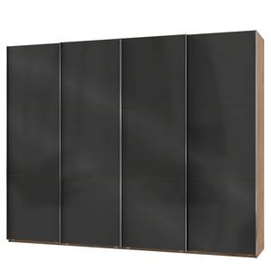 Schwebetürenschrank Level 36 C Hochglanz Grau / Eiche Dekor - 300 x 236 cm - Ohne