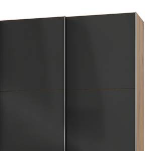 Schwebetürenschrank Level 36 C Hochglanz Grau / Eiche Dekor - 300 x 236 cm - Ohne