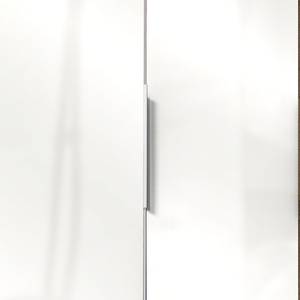 Drehtürenschrank Level 36 C Hochglanz Weiß / Eiche Dekor - 100 x 236 cm - Ohne - Ohne Spiegeltür/-en