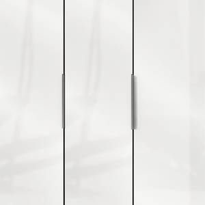 Drehtürenschrank Level 36 C Hochglanz Weiß / Eiche Dekor - 150 x 236 cm - Ohne - Ohne Spiegeltür/-en