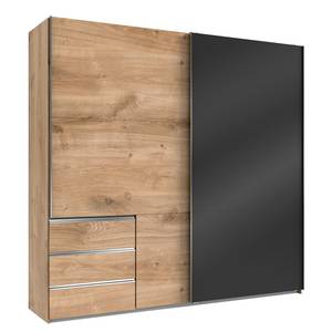 Schwebetürenschrank Level 36 C Eiche Dekor / Hochglanz Graphit - 250 x 236 cm - 3