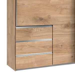 Schwebetürenschrank Level 36 C Eiche Dekor / Hochglanz Graphit - 250 x 236 cm - 3