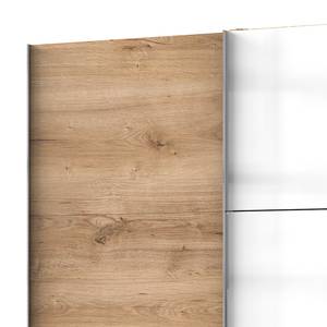 Armoire à portes coulissantes Level 36C Imitation chêne / Blanc brillant - 300 x 236 cm - Plus de 5 tiroirs