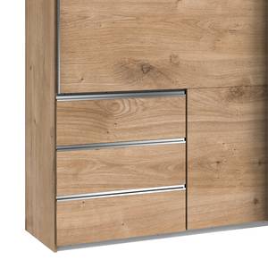 Schwebetürenschrank Level 36 C Eiche Dekor / Hochglanz Weiß - 250 x 236 cm - 3