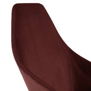 Rocking chair Kumia II Velours - Bordeaux