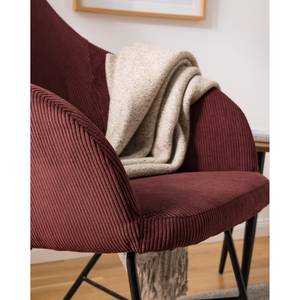 Rocking chair Kumia II Velours - Bordeaux