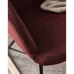 Rocking chair Kumia II Velours - Bordeaux