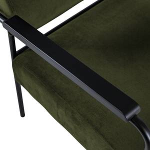 Fauteuil Narpes Velours - Vert foncé