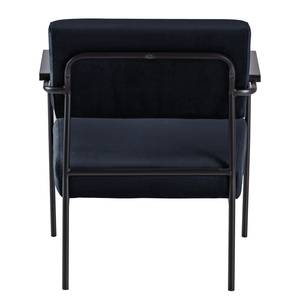 Fauteuil Narpes fluweel - Donkerblauw